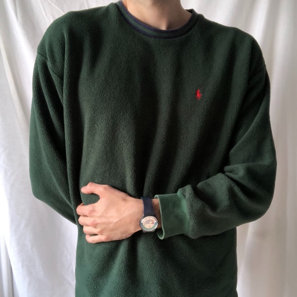 Polo Ralph Lauren Other - Ralph Lauren Polo Dark Green Vintage Sweater